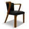 Mid-Century Danish Beech & Leather Desk Chair from Slagelse Møbelværk, 1950s, Image 1
