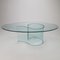 Italian Curved Glass Coffee Table from Fiam, Italy, 1990s, Image 1