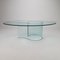 Italian Curved Glass Coffee Table from Fiam, Italy, 1990s, Image 3