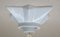 Vintage Art Deco Porcelain & Glass Ball Star Ceiling Lamp, Image 9