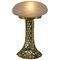 Lampada da tavolo Art Nouveau in ottone, inizio XX secolo, Immagine 1