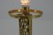 Jugendstil Messing Tischlampe, 1900er 9