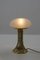 Jugendstil Messing Tischlampe, 1900er 3