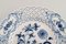 Antique Blue Onion Cake Plateau in Hand-Painted Porcelain from Meissen 5