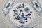 Antique Blue Onion Cake Plateau in Hand-Painted Porcelain from Meissen 4