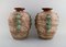 Große Glasierte Vasen aus Keramik von Louis Dage, 2er Set 2