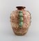 Große Glasierte Vasen aus Keramik von Louis Dage, 2er Set 3