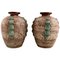 Große Glasierte Vasen aus Keramik von Louis Dage, 2er Set 1