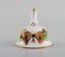 Campanas de mesa de porcelana pintada a mano con flores de Herend, años 80. Juego de 3, Imagen 3