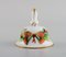 Table Bells in Hand-Painted Porcelain with Flowers from Herend, 1980s, Set of 3, Image 3