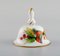 Table Bells in Hand-Painted Porcelain with Flowers from Herend, 1980s, Set of 3, Image 4