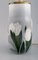 Lampada da tavolo in porcellana dipinta a mano con motivi floreali di Royal Copenhagen, anni '20, Immagine 3