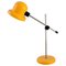 Adjustable Desk Lamp in Yellow Lacquered Metal, 1970s 1