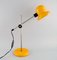 Adjustable Desk Lamp in Yellow Lacquered Metal, 1970s 3