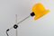 Adjustable Desk Lamp in Yellow Lacquered Metal, 1970s 4