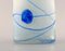 Hellblaue Mundgeblasene Glasvase von Bertel Vallien für Kosta Boda 5