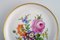 Antiker Teller aus handbemaltem Porzellan mit floralen Motiven von Meissen 2