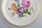Antiker Teller aus handbemaltem Porzellan mit floralen Motiven von Meissen 3