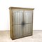 Industrial Painted Wooden Factory Cupboard 1