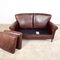 Vintage 2-Sitzer Sofa aus Schafsleder von Muylaert 13