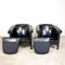 Vintage Black Sheep Leather Club Chairs, Set of 2, Image 16