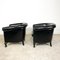 Vintage Black Sheep Leather Club Chairs, Set of 2 6