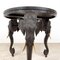 Antique Elephant Side Table with Hindu God Laxmi, Late 19th-Century 8