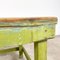 Industrial Painted Wooden Factory Side Table, Image 8