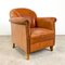 Vintage Art Deco Sheep Leather Armchair, Image 1