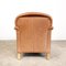 Vintage Art Deco Sheep Leather Armchair, Image 3