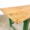 Tavolo vintage industriale in legno dipinto, Immagine 11