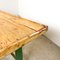 Vintage Industrial Painted Wooden Drapers Table 16