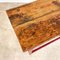 Tavolino vintage industriale in legno dipinto, Immagine 3