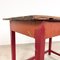 Vintage Industrial Painted Wooden Factory Side Table, Image 8