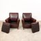 Vintage Dark Brown Leather Armchairs, Set of 2 13