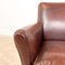 Vintage Dark Brown Leather Armchairs, Set of 2 7