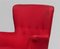 Fuchsia Lounge Chair by Carl Malmsten for OH Sjogren, Sweden, 1940s 5