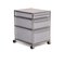 Metal Grey Rolling Drawers from Usm Haller 1