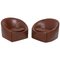 Brown Leather Capri Armchairs by Gordon Guillaumier for Minotti, 2005, Set of 2 1