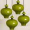 Lampe à Suspension en Verre Vert par Hans-Agne Jakobsson pour Staff 7