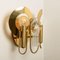 Brass and Glass Wall Sconces by Gaetano Sciolari, 1970s, Set of 2, Image 15