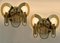 Brass and Glass Wall Sconces by Gaetano Sciolari, 1970s, Set of 2, Image 9