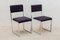 Floating Cantilever Leather Dining Chairs, 1970s, Italy, Set of 4 8