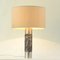 Brutalist Aluminum Table Lamp by Willy Luyckx for Aloclair, 1960s, Set of 2 5