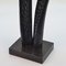 Bronze Sculpture of Elongated Male and Female on Marble Plinth 8