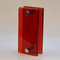 Large Push and Pull Double Door Handle in Red Glass 10