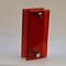 Large Push and Pull Double Door Handle in Red Glass 6