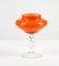 Vaso in vetro di Murano arancione, anni '50, Immagine 6