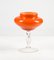 Orange Murano Glass Vase, 1950s 7