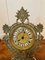 19th Century Ornate Brass Desk Clock, Image 5
